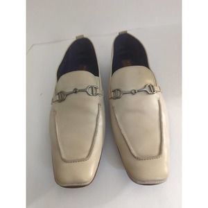 Mezlan Tours Horsebit Loafer Dress Shoes Cream Men Size 13 M